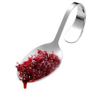 Dessert Spoon, Stainless Steel Ice Cream Scoop, Curved Handle, for Serving | Stainless Steel Small Dessert Spoons for Catering Seasoning Coffee Tea Serving Bar Soup Kitchen