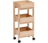 Desserte 3 niveaux Cane cannage 5five Beige G