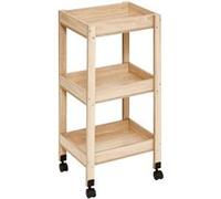 Desserte 3 niveaux sur roulettes Abana 5five Beige G