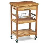 DM Création – Desserte bambou Florence – 58x40x91 cm – Modèle 12