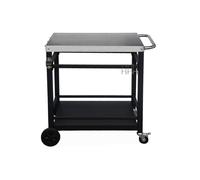 Desserte de barbecue acier 88cm avec roues et poignée COLBERT