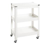 Desserte de Cuisine 3 Niveaux Coppa 75cm Blanc