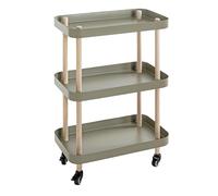 Desserte de Cuisine 3 Niveaux Yumi 76cm Vert