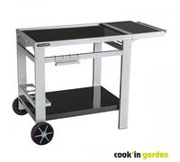 Desserte en métal noir - Média L COOK IN GARDEN