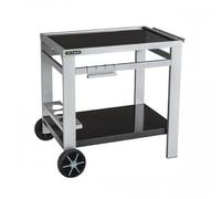 Cook'in garden - Desserte extérieur Media 80 M - Chariot - Plan de Travail | Chariot avec Plan de Travail, Meuble sur Roulettes, Support pour Barbecue ou Plancha, Facile à Déplacer