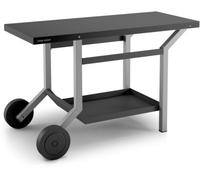 Desserte FORGE ADOUR TRA NG roulante acier Noir et gris, compatible placha de 45 à 75 cm