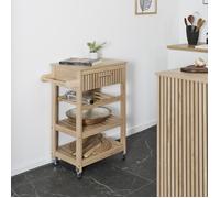 Desserte - Home Deco Factory - Klaus - Marron - Design épuré