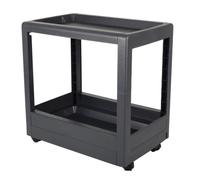 Desserte MOBILO 2 étagères - Anthracite - 28 x 42 x 44 cm