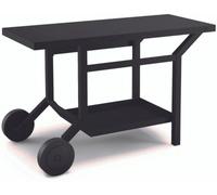 Forge Adour - Table roulante pour plancha TRA N - 2 roues, 50 kg, compatible 45/60/75 cm - Noir