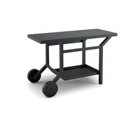 Table roulante en acier pour plancha Forge Adour - Noir