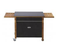 Desserte plancha Mobile en bois + table noire EMILE ENO