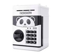 Dessin animé électrique ATM mot de passe tirelire coffre-fort économiser de l'argent en espèces jouets for enfants enfants économiser Mini ATM Machine enfant cadeaux(Panda)