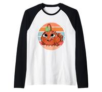 Dessin animé Mignon de Poisson-Lanterne Souriant océan Manche Raglan