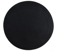 Dessous de plat antidérapant en silicone résistant à la chaleur pour poêles chaudes, plan de travail de cuisine, tapis de séchage à vaisselle, noir, L 29,8 cm (noir)