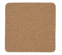 Dessous de Plat Carré en Liège Colby 19cm Marron