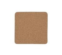 Dessous de plat carré en liège naturel de 19 cm - - ALTOBUY Marron