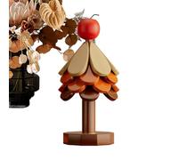 Dessous de plat en bois isolant pour sapin de Noël | Dessous de verre anti-brûlure pour table à manger, appartement, dortoir, poêle, poêle, tasse, théière, plats chauds, bol