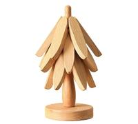 Dessous de plat en bois pour aliments chauds, ensemble en forme d'arbre, antidérapant, résistant à la chaleur, pour poêle, théière, cuisine, table à manger, studio, résidence