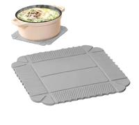 Dessous de plat multi-usages pliables en silicone | Tapis de poêle chaud résistant à la chaleur, pour barbecue, fête, pique-nique, camping, jardin, cuisine, maison