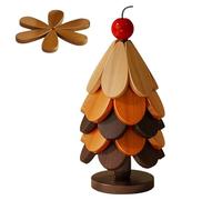 Dessous de Plat Pliable en Bois pour Sapin de Noël | Dessous de Verre résistant à la Chaleur avec Support - pour comptoir de Cuisine, Casserole, Bol, théière, Assiette de Noël