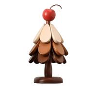 Dessous de Plat pour casseroles et poêles Chaudes | Dessous de Plat en Bois en Forme de Sapin de Noël - pour Boissons, Tasses, comptoirs, poêles, Fruits, Automne, Pendaison de crémaillère