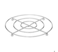 5Five Salvamanteles métallique chromé Ø 20 cm hauteur 1,5 cm pour cuisine