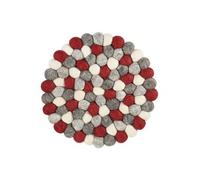 Dessous de plat rond Lana Ardesia - Cilio - Multicolore - Laine Multicolore