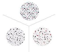 Table Passion - Dessous de plat Terrazzo 20 cm - Céramique Multicolore (1 modèle aléatoire)