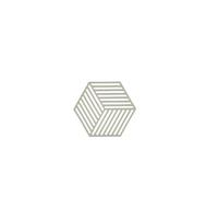 Dessous de plat Zone Denmark Hexagon Marron 16x14x0,9 cm