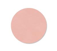 Dessous de verre CIRCLE NUPO 10 cm, rose, cuir, LIND DNA