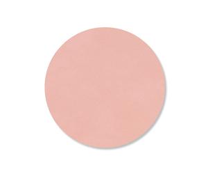 Dessous de verre CIRCLE NUPO 10 cm, rose, cuir, LIND DNA
