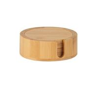 Dessous De Verre En Bambou Avec Support Ø11x4cm Ms72076 Andrea House