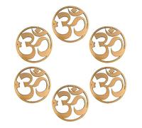 Dessous de verre en bois ou plexigglass 10 cm en lot de 2, 4, 6 fleurs de vie, arbre de vie, Métatron, lotus, main de Fatma, OM ou Aum, décoration spirituelle