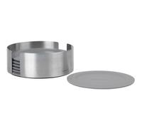 Dessous de verre LARETO, set de 6 pc, gris clair, Blomus