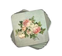 Dessous de verre rose antique