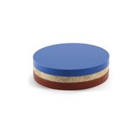 Dessous de Verre Valerie Object Three Circles Bleu/ Pierre/ Rouge Foncé