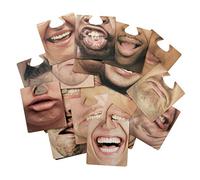 Dessous de verres "3D Motion Face"
