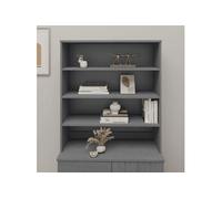 vidaXL Dessus Buffet HAMAR Gris foncé 90x30x100 cm