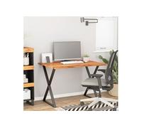 Vidaxl Dessus De Bureau 100x80x2,5 Cm Rectangulaire Bois Massif Acacia Multicolore
