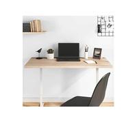 vidaXL Dessus de Bureau, Plateau de Table d'Étude, Dessus de Table de Remplacement Intérieur, Marron 110x55x2,5 cm Bois Massif de Pin