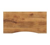 vidaXL Dessus de Bureau avec Courbe 140x50x2,5 cm manguier Massif Brut