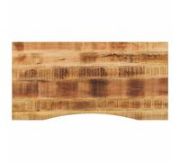 Dessus de bureau avec courbe 140x50x2,5 cm manguier massif brut vidaXL