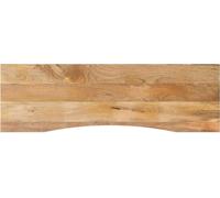Dessus de bureau avec courbe 160x50x2,5 cm manguier massif brut