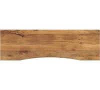 Dessus de bureau avec courbe 160x50x2,5 cm manguier massif brut