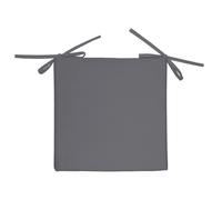 Soleil d'ocre, Alix Dessus de Chaise Imperméabilisé Outdoor Polyester Anthracite 40x40x5 cm