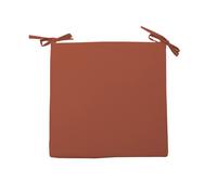 Soleil d'ocre, Dessus de Chaise Outdoor imperméabilisé 40x40x5 cm Alix Corail