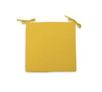 Dessus de chaise outdoor imperméabilisé 40X40X5 cm ALIX jaune, par Soleil d'ocre