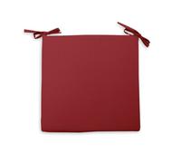 Soleil d'ocre, Alix Dessus de Chaise Imperméabilisé Outdoor Polyester Rouge 40x40x5 cm