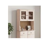 vidaXL Dessus de commode ALTA Bois massif de pin 77x30x92 cm Beige G