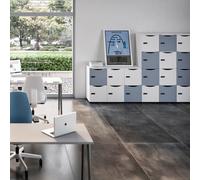 Dessus de finition pour 3 colonnes Locker - L 129 cm